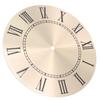 Aluminium Wall Clock For Dial Face Replacement 9.5 Inch 243mm with Roman Numeral for Quartz Clock Repair and Decoration