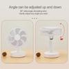 Mini Small Fan Up and Down Adjustment Desktop USB Office Desktop Electric Fan Portable Student Dormitory Plug-in Home Use