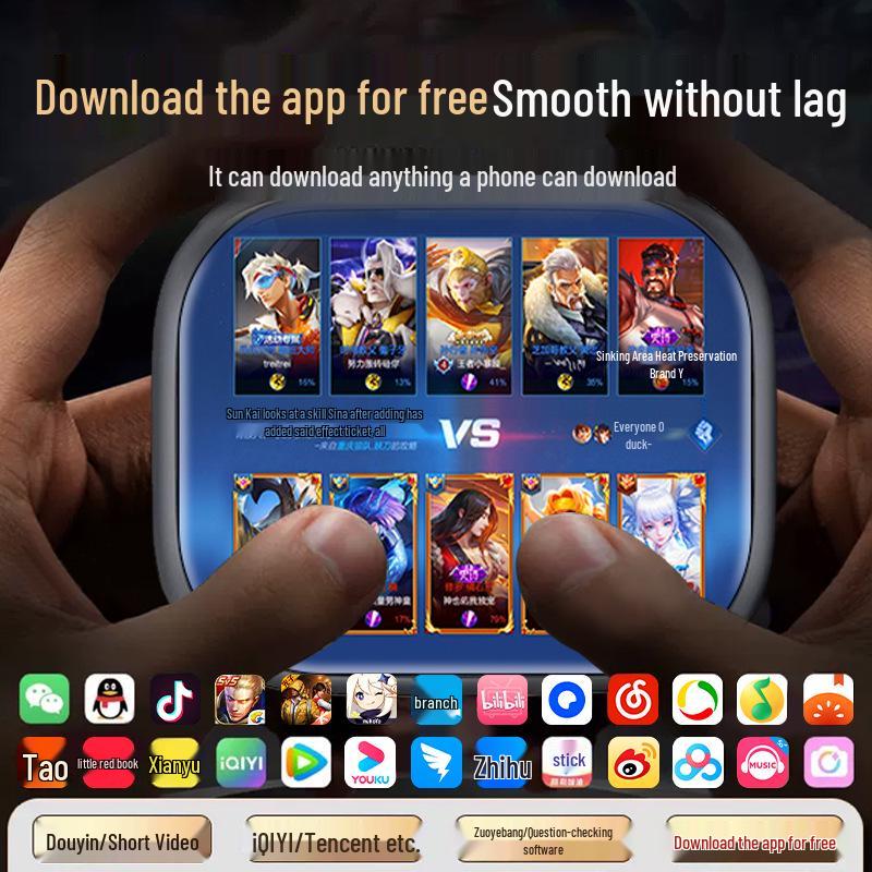 2025 Huaqiangbei S10 Top Configuration Smartwatch: Card-Enabled Smartphone Capability