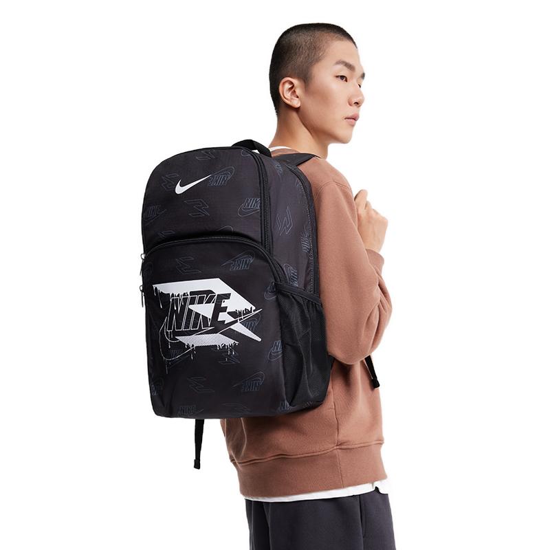 Nike Polyester Backpack Regular Unisex Jet Black Lightweight Casual NY2413024GS-003