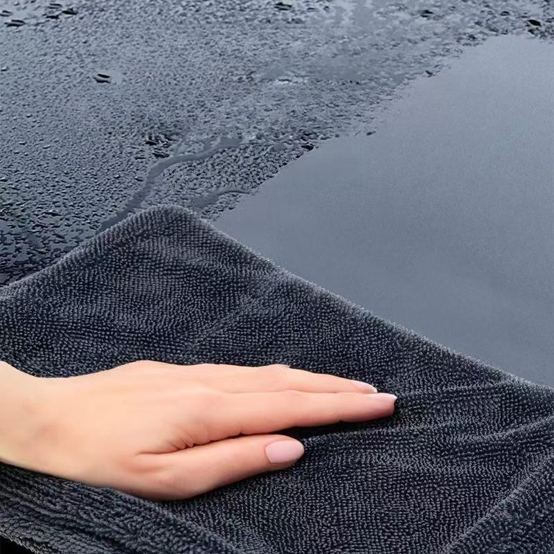 Car Wash Towel 1200GSM Microfiber Double-Sided Ultra Absorbent Car Wash Cloth Cleaning Drying Towel Washing Accessories