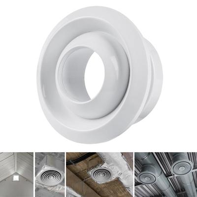 Guľový tryskový difúzor Stropný Otočný Nastaviteľný Strešný Vetrací Kryt pre