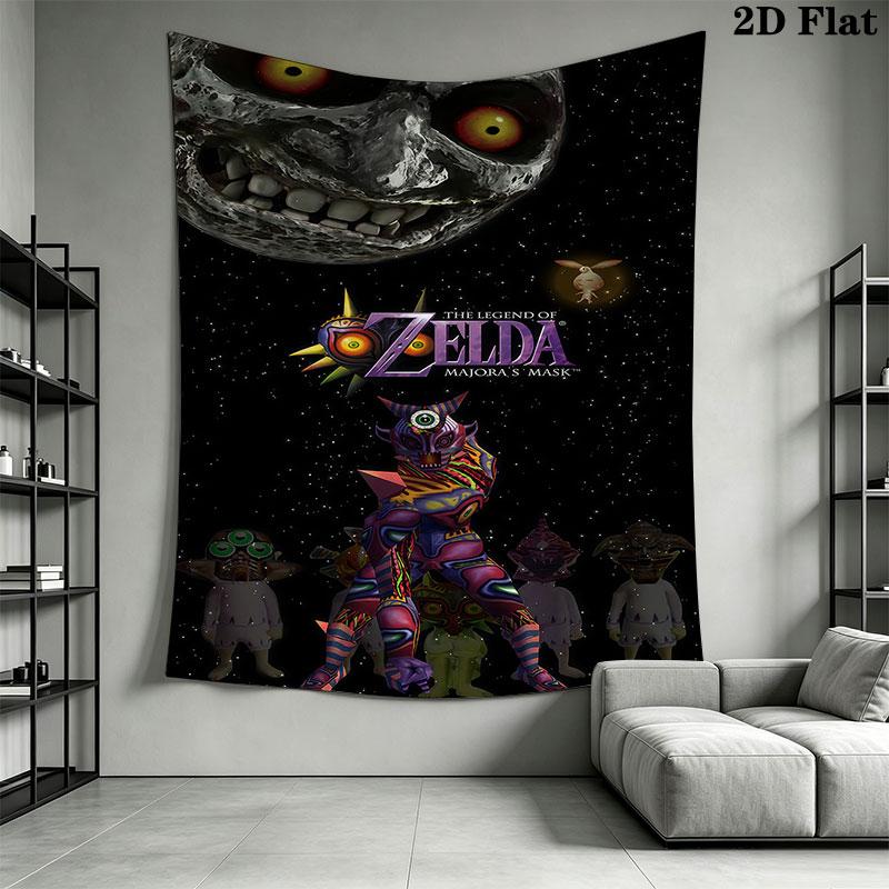 Legend of Zelda Wall Hanging Printed Fabric Blanket Decorative Tapestries for Bedroom Living Room Home Decor