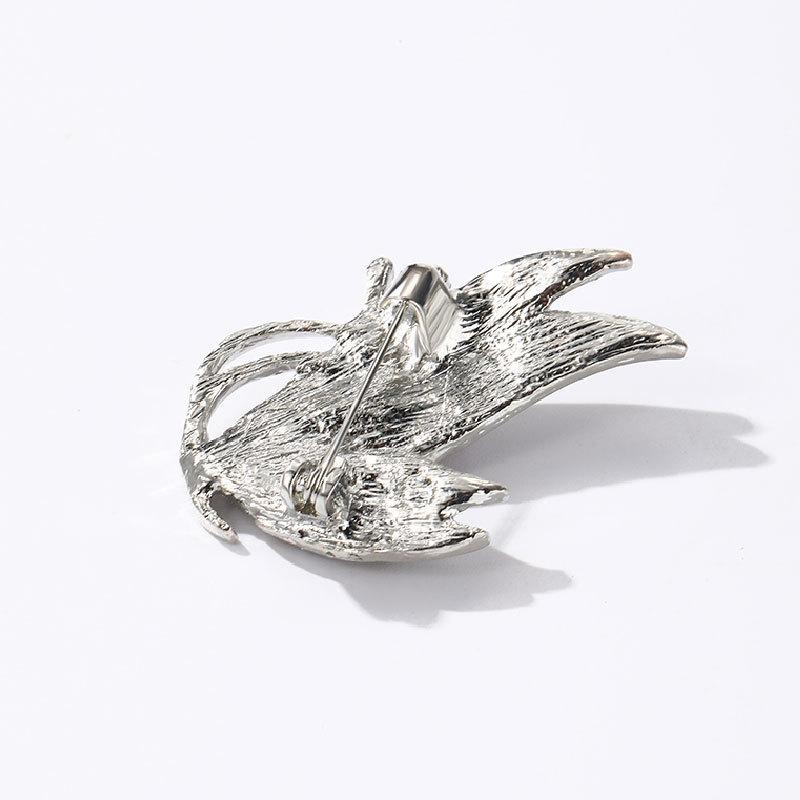 Fashion Diamond Full Diamond Crystal Butterfly Brooch Alloy Women'S Pin Clothing Accessories