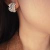 Musla Design Luxuriöse 925er Sterling Silber Kreuzlinien-Ohrringe für Damen Exquisite Party-Accessoires mit Hochwertiger Mode