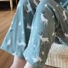 Long-Sleeved Pyjamas Female Autumn and Winter Korean Version of The Women's Homewear Cute Cartoon Girl Sleepwear