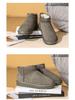 Women's 2025 Winter Rain and Snow Boots - Leather, Fur-Integrated, Warm, Non-Slip, Genuine Leather Short Boots