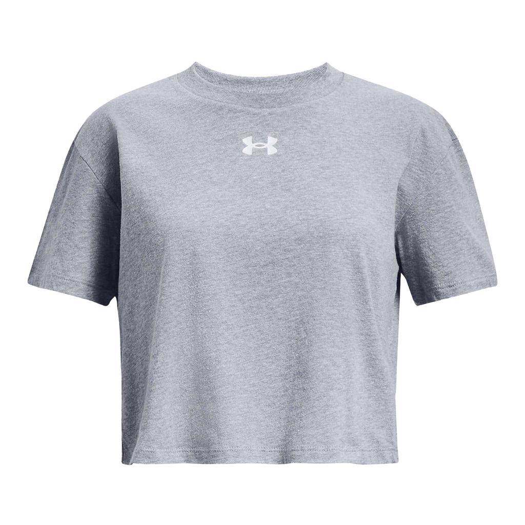 Under Armour Childrens/Kids Sportstyle Crop Logo Short-Sleeved T-Shirt