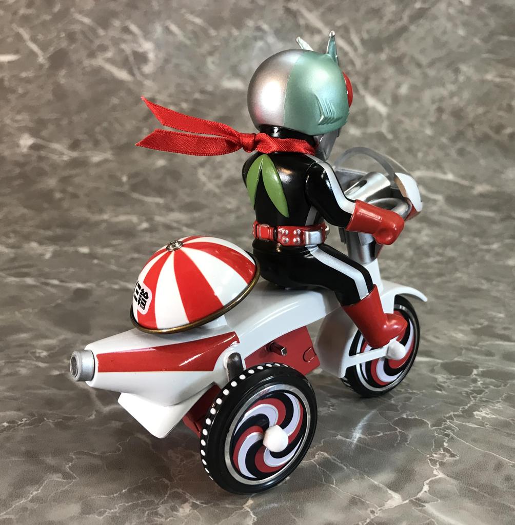Art Storm EX Tricycle Kamen Rider New No. 2 B Type Wind-up Tricycle Figure