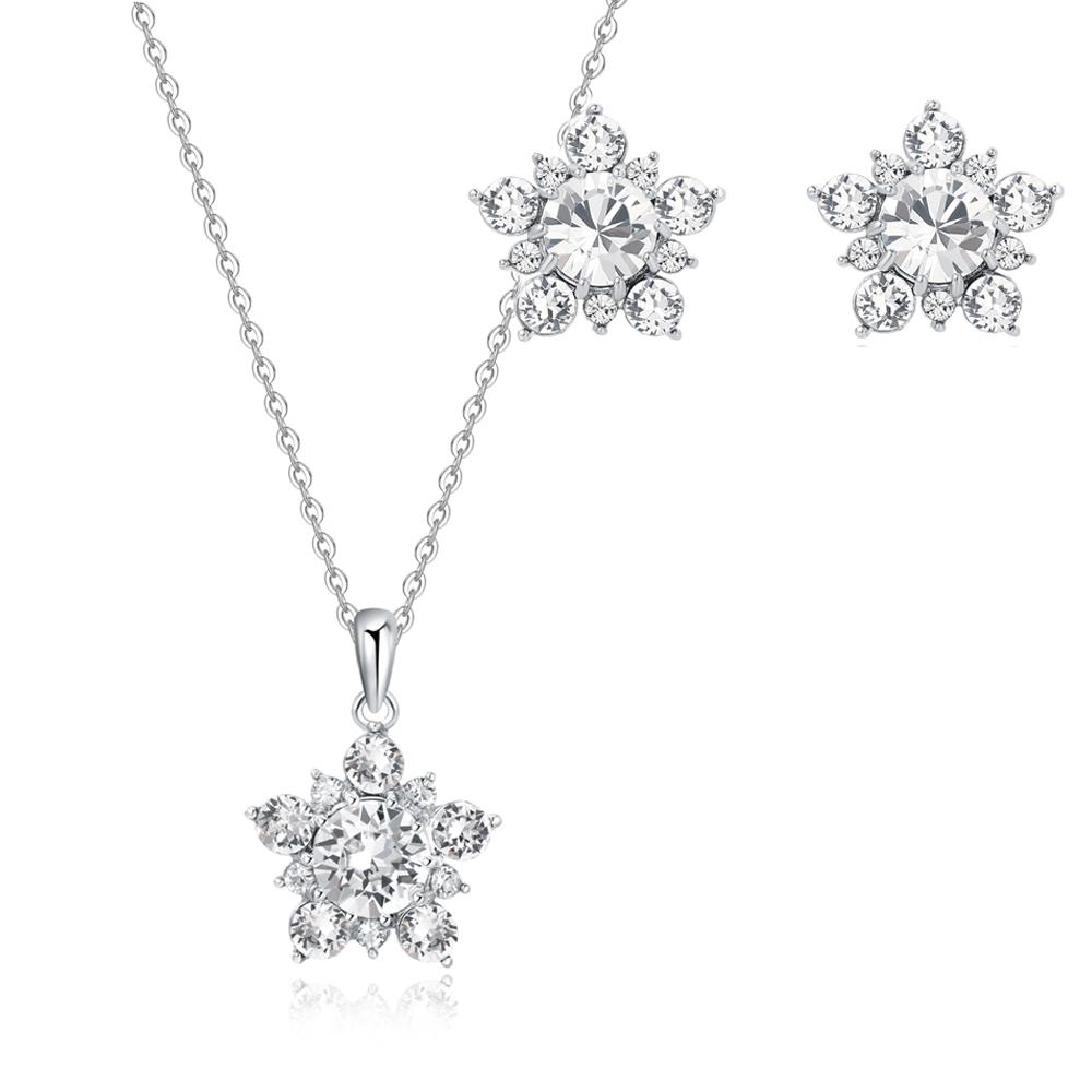 Westisland Flora Necklace & Earring Set_Wi9051131