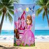 1Pc Princess Sofia'S Fairytale Beach Towel, Quick Dry, Multi-Use for Beach Pool Gym Yoga Home Travel, Christmas, Halloween, Xmas Gift M928796