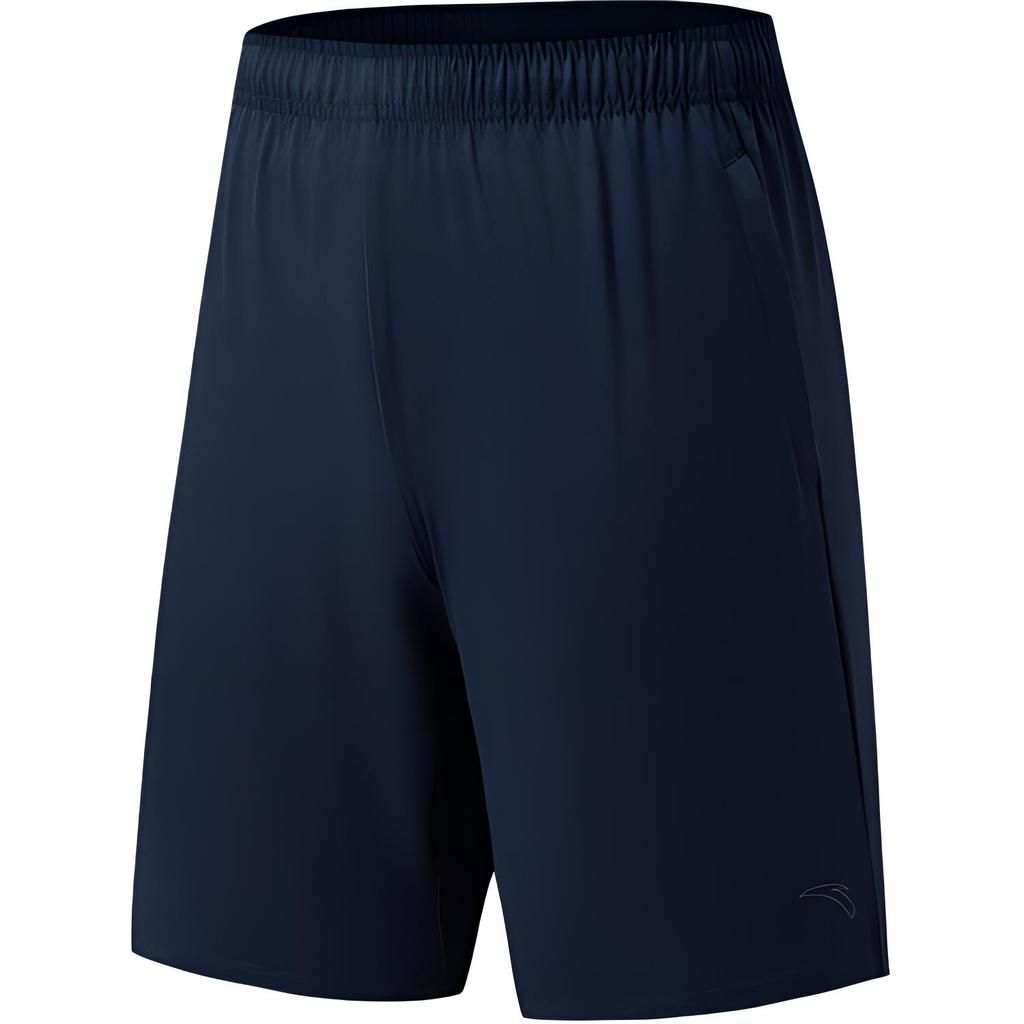 Anta Running Series Casual Simple Solid Color Elastic Sports Shorts Men Shorts Midnight-Blue 152525506-4