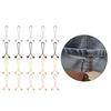 20 Pcs Trousers Tighter Clip Trousers Waist Tightener Trouser Button No Sewing Required for Trouser Legs