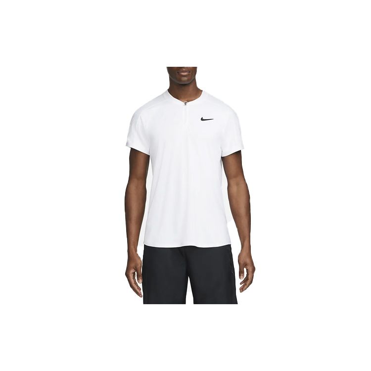 Nike Solid Color Logo Print Crew Neck Short Sleeve T-Shirt Men tops White DA4322-100