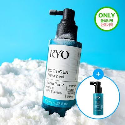 Ciepło skóry głowy -9 stopni Rootzen Aqua Peel Tonik do skóry głowy 100ML+50ML Planowanie i Pojedynczy produkt