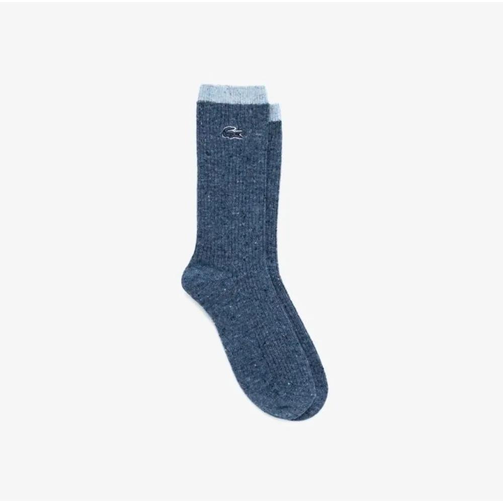 25FW Women s Wool Blend Nep Contrast Socks RA224E-55N-C4X RA224E-55N-C4X C4X (Blue)