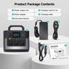 1200W Portable Power Station Solar Generator 1008Wh Lifepo4 Battery Home Backup Outdoor Camping Mobile Power EU Local Shipping