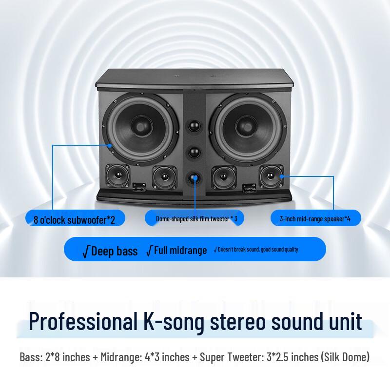 SAST Home KTV System with Jukebox CN Plug (adapter Included)