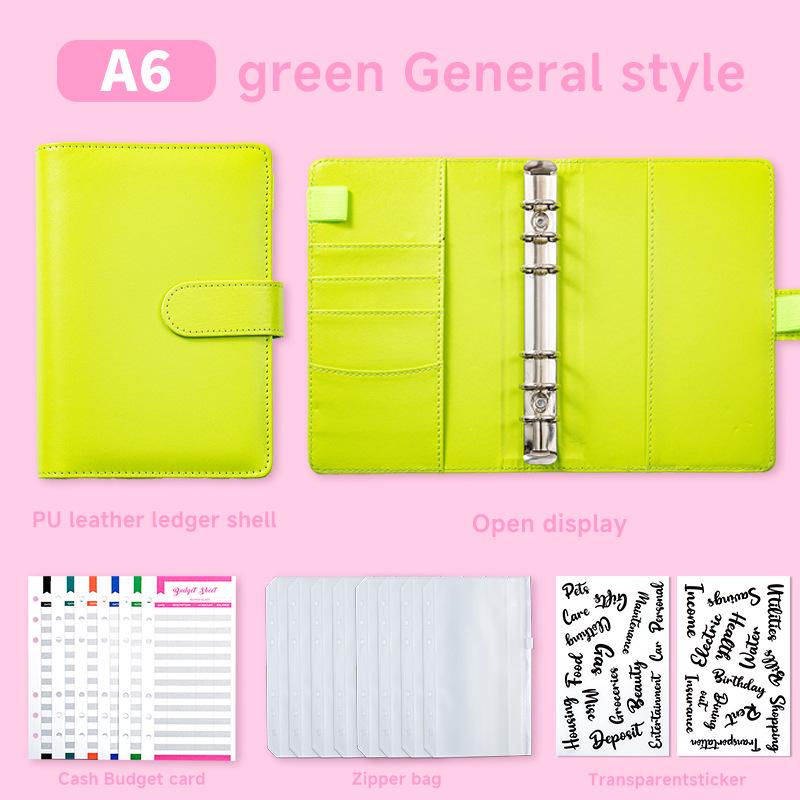 Custom Macaron Loose-Leaf Notebook with Zipper Bag - High-Value Binder and Hand Ledger