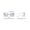 Miu Miu Logo Irregular Shape Sunglasses Women sunglasses Gold SMU54Y_E5AK_FE30B_C_080