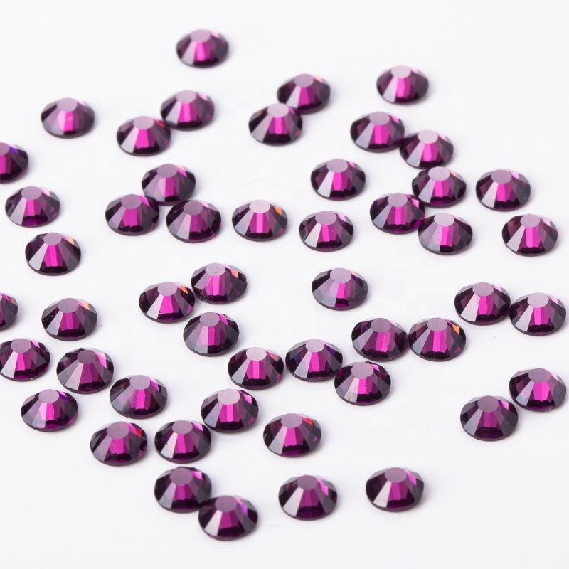 Yantuo Factory Bulk Package Non-Hotfix AB Crystal Stone Glass Flatback Rhinestones Ss4 Ss6 Ss8 Ss10 Ss12 Ss16 Ss20