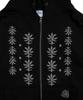 The Coldest Moment Tcm Ethnic Hooded Zip-Up (Black)