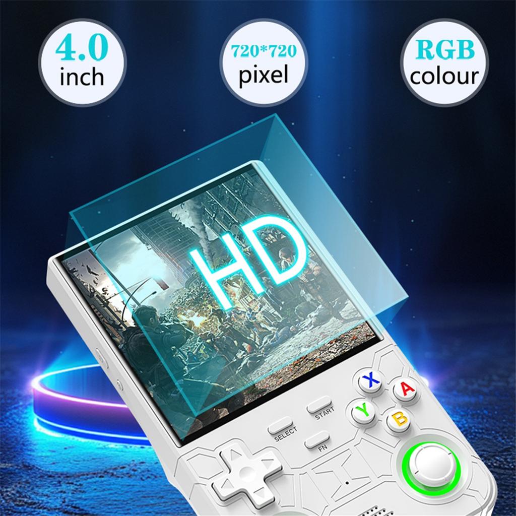 2025+R36 Ultra Retro Handheld Video Game Console 128GB 20000+ Games 4.0 Inch Screen 3D Joystick Linux Portable Game Player A
