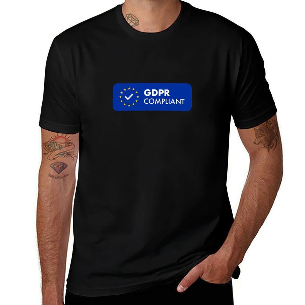 GDPR Compliant T-Shirt T Shirts for Man Graphic Vintage T Shirt Man Designer T Shirt Personalised T-Shirt