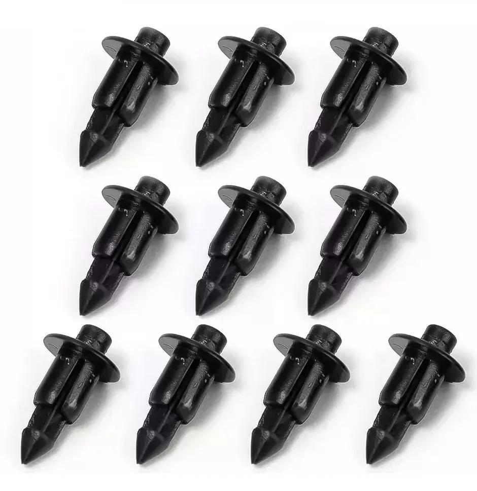 10/50Pcs Plastic Rivet Fairing Trim Panel Fastener Clips For Honda Suzuki Kawasaki Door Trim Panel Retainer Fastener Kit NEW