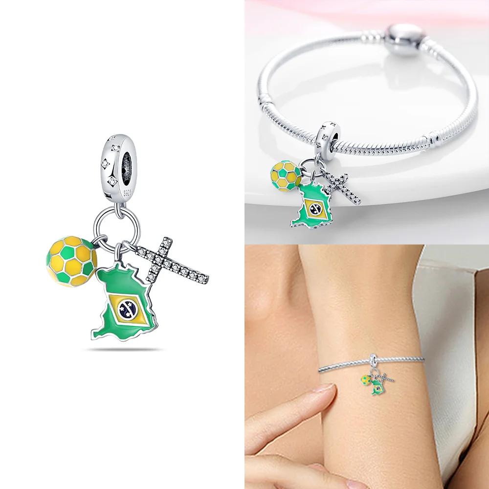 Charms Plataoriginales Beer Camera Beads For Charms Copper Bracelet Beads Jewellery Making Women'S Gift