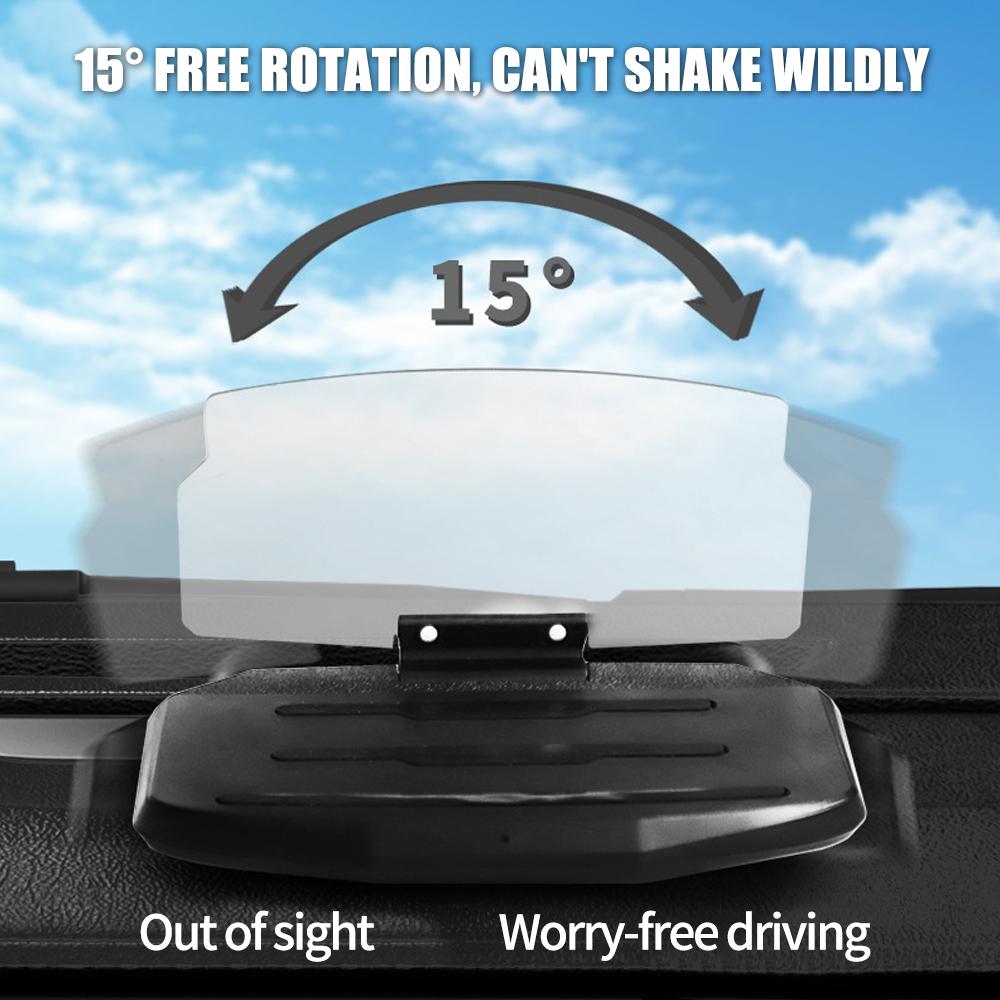 Head-Up Display Car Mount Navigation HUD Wireless Charging Phone Holder for Magsafe iPhone HD Projector Electronics Accessories