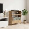 Record Player Stand Artisan Oak 71 x 39.5 x 83 cm