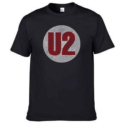 Rock Band U2 חולצת טריקו לשני המינים 100% כותנה לשני המינים נשים חולצת טריקו מכירות מובילות חולצת להקה N09 לשני המינים