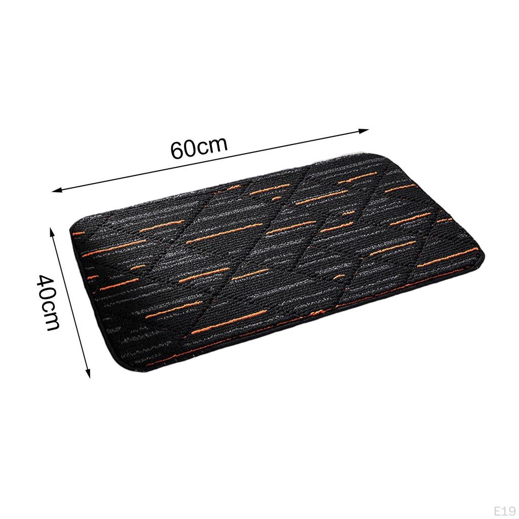 Bathroom Rug, 40x60cm Comfortable Absorbent Shower Rugs, TRP Back Slip Toilet Carpet Doormat for