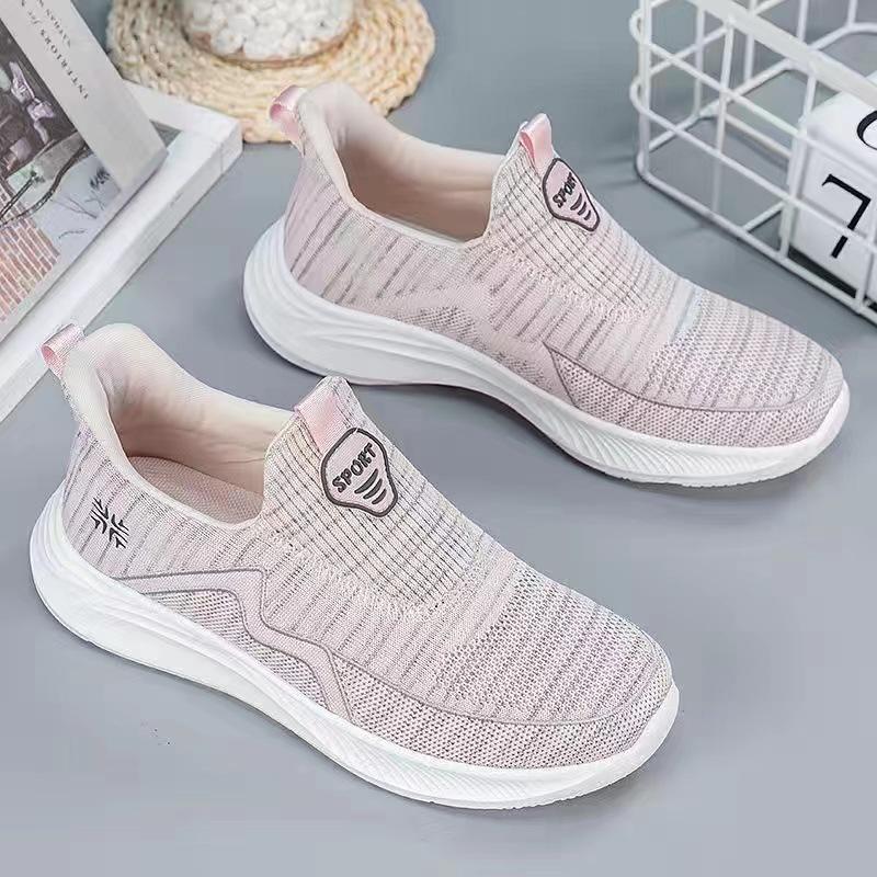 

Women s shoes Women s breathable walking shoes Mesh home walking shoes Comfortable one-pedal elderly shoes Sports and leisure shoes 40