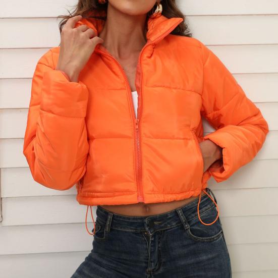 

Зимний пуховое пальто Сплошной цвет Сохранить тепло Удобный Модный кардиган Повседневная зимняя куртка для наружного использования