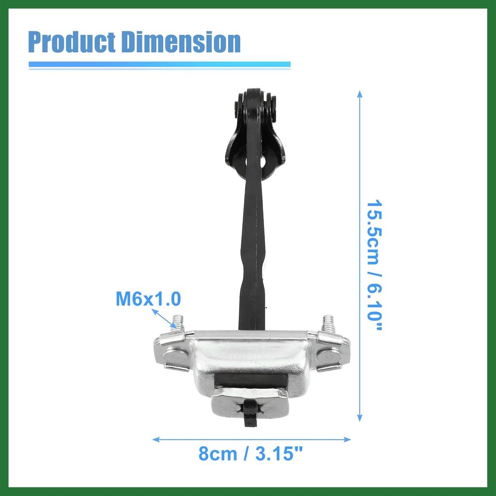 Motoforti Vordere Linke Türscharnier Türfangband Passend für Kia Optima 2011-2016 Nr. 793802T000/79380-2T000 - 1 Stück Langlebig