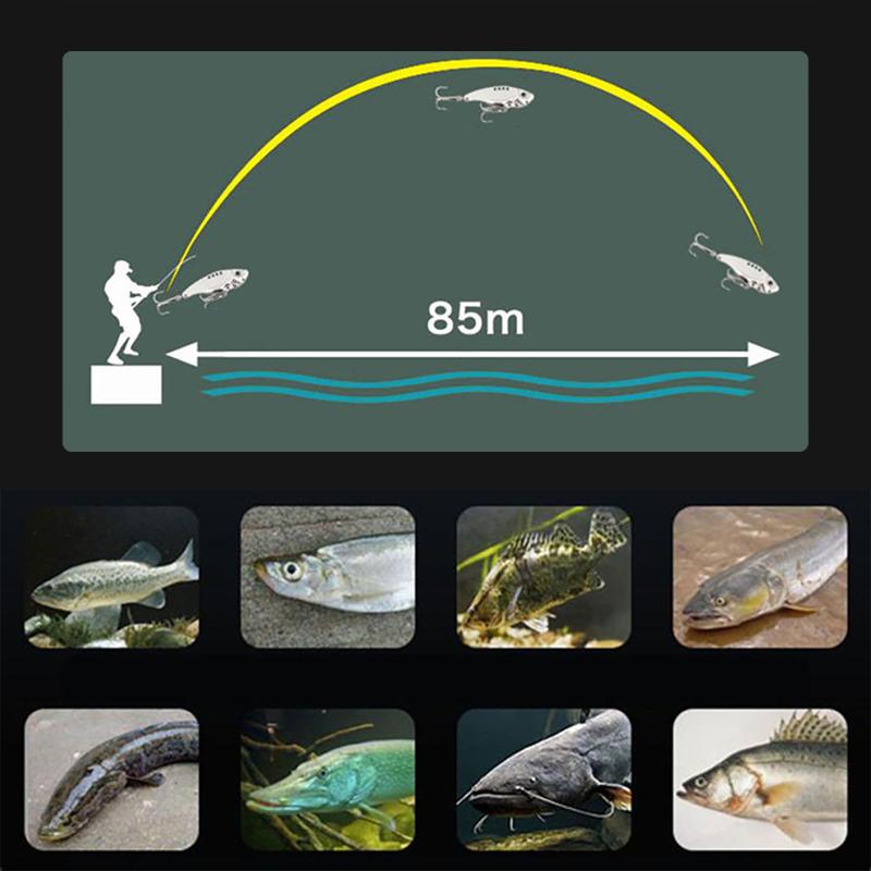 Fishing Lures Set Lifelike Long-cast Luminous Fishing Bionic Bait For Freshwater Saltwater Bass