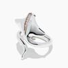 Trendy Fashion Zircon Devil Fish Two-Color Ring, Unisex