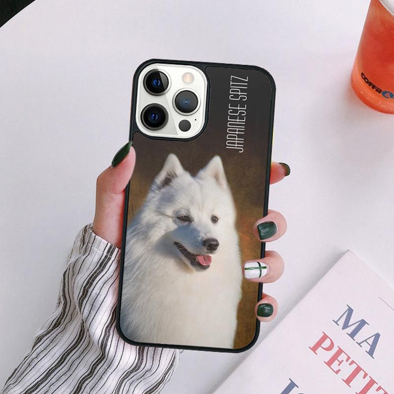 Japanese Spitz Dog Phone Case For iPhone 17 Air 14 13 12 16Pro Max 15  Plus Cover Shell Max coque
