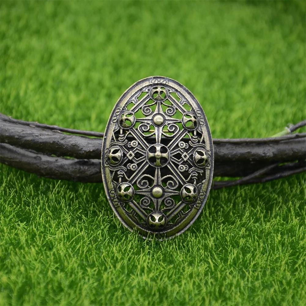 1Pcs Retro Sweden Norse Viking Brooches Jewelry Vintage Norse Talisman for Clothing Shirt Suit