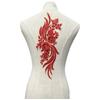 3D Flower Beads Lace Fabric Applique Patch Lace Sew on Patch Garment Applique  Craft Accessories