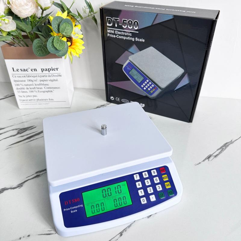 1Pc Digital Kitchen Scale, 66.14LB/1g Precision, LCD Display, Plastic, Non-food Contact, with Battery Power, for Weight Measurement