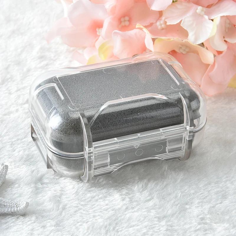 1PCS Waterproof Portable Earphone Case Hard Carrying Box Pressure-resistant Earphone Box Multi-functional Jewelry Storage Box