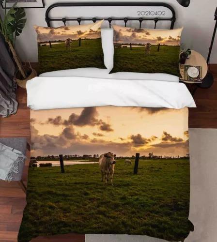Dairy Cow Soft Duvet Cover Set Bed Decoration First Choice Gift Suitable for Children Young Boys Young Girls Plus Adult Peoples Soft Warm Soft