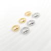 Gilded Double-Hole Jump Ring for DIY Jewelry - Strong Color Retention, Ideal for Pearl Bracelets & Necklaces.