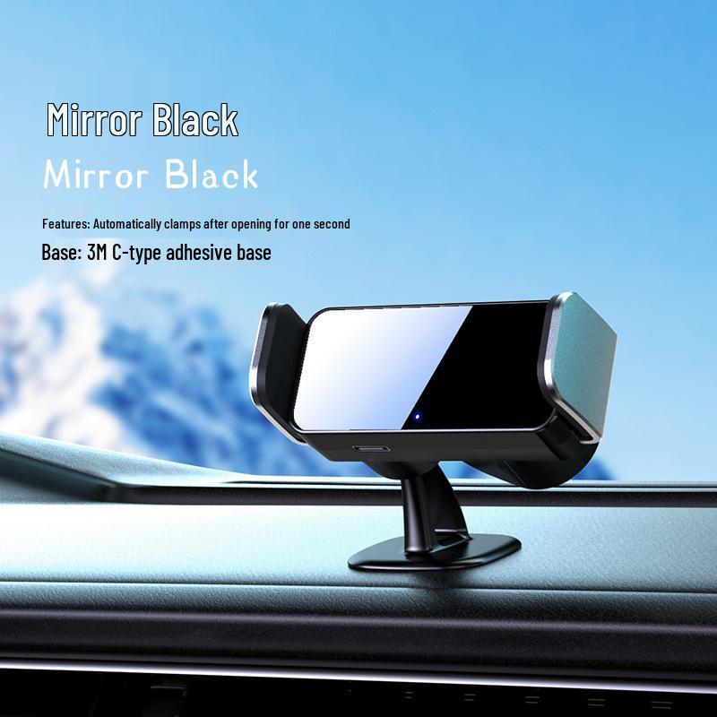 

Aluminum Alloy Electric Car Phone Holder for Air Vent and Dashboard Navigation