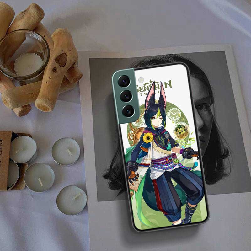 Genshin Impact Tighnari Phone Case For Samsung Galaxy S22 S25 Ultra S21 S10 Plus S26 Edge S20 S23 S24 FE Cover Silicone Soft