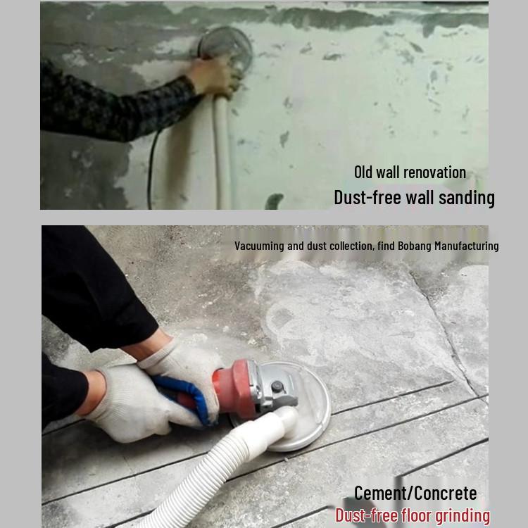 4-5" Angle Grinder Dust Collection Cover for Concrete & Fiberglass Grinding