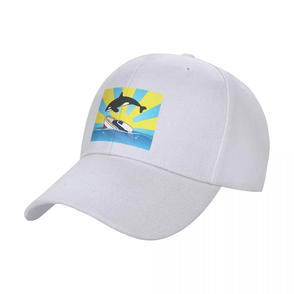 Orca Justice Killer Whales Attack Yachts Baseball Cap Designer Hat Sun Hat Beach Outing Hat Unisex Luxury WoUnisex Unisex's